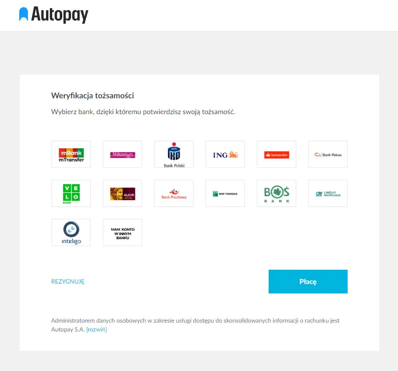 Ekran Autopay